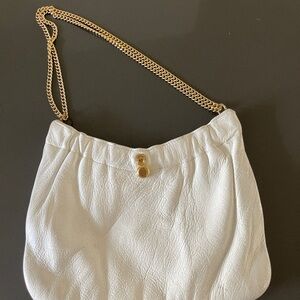 Elegant White Womens small  Shoulder Bag
